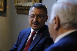 Cumhurbaşkanı Yardımcısı Oktay, Azerbaycan Milli Meclisi Başkanı ile görüştü