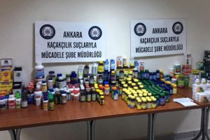 İşyerine kaçak hap operasyonu