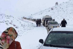 Ulaşıma kar engeli!