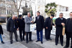 Bursa'da vatandaşlara ücretsiz fidan