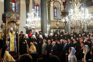 İstanbul'daki patrikhanede tarihi tören