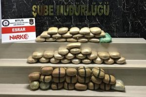 61 kilo esrar ele geçirildi