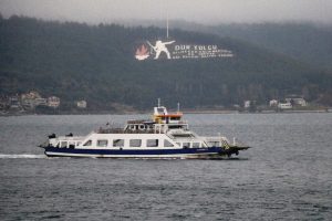 Gökçeada'da feribot seferlerine fırtına engeli