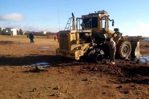 Hendek kazarken tuzakladıkları mayın patladı