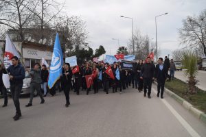 Bursa'da Doğu Türkistan'daki Çin zulmüne protesto