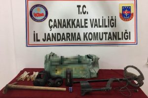 Kaçak kazıya 2 gözaltı