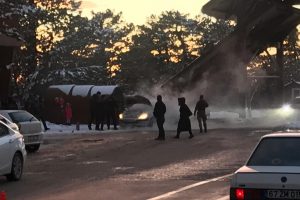 Bursa Uludağ'daki tatilcilere yangın şoku
