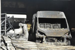 Ayakkabı imalathanesi yandı! zarar 2 milyon lira