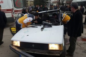Kahramanmaraş'ta trafik kazası: 4 yaralı