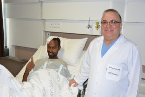 Etiyopyalı Sherif, Bursa'da sağlığına kavuştu