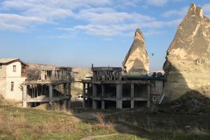 Kapadokya'daki otel inşaatı durduruldu