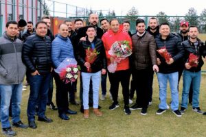 Eskişehirspor'a taraftarından Sevgililer Günü sürprizi