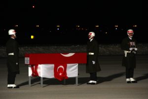 Afrin şehidinin cenazesi memleketi Erzurum'a getirildi