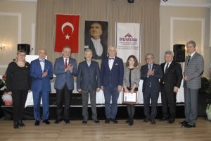 CHP Bursa Nilüfer Belediye Başkan Adayı Erdem BUMİAD'ın genel kuruluna katıldı