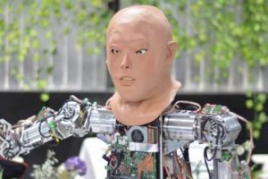 Konya'da üretilen robota yüz eklendi