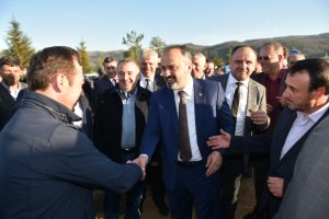 Bursa İznik'in yeni sulama göleti hizmete açıldı