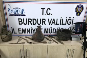 Kaçak kazı yapan 7 kişiye suçüstü