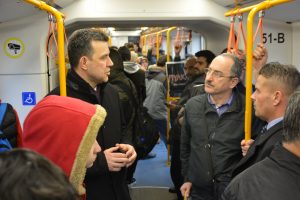 Ak Parti Bursa Milletvekili Esgin, Bursaray'da yolculuk yaptı