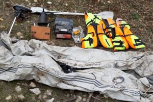 PKK'lı teröristlere ait bot ele geçirildi