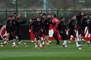 A Milli Futbol Takımı hazırlıklarını sürdürdü