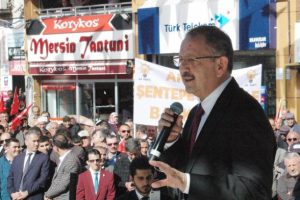 Mehmet Özhaseki: Yerliyiz, milliyiz ve biz bu bayrağa aşığız