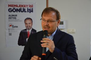Çavuşoğlu Bursa'da konuştu: ''Şimdiden parsel parsel peşkeş çekmeye başladılar''