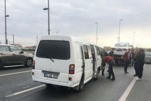 E-5 karayolunda zincirleme kaza!