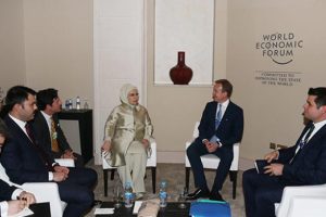 Emine Erdoğan'dan ikili görüşmeler