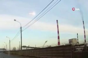 Meteor düştü! İşte o anlar