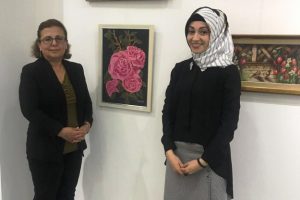 Bursa'da kursiyerlerin resim sergisine sanatseverlerden büyük ilgi