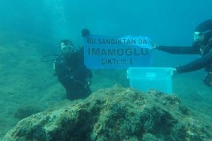 Mazbata için dalış yaptılar