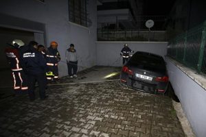 Ankara'da istinat duvarı çöktü