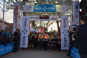 Bursa'da İznik Ultra Maratonu'nda heyecan sürüyor