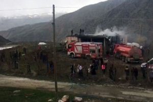 Yangın, evi kullanılamaz hale getirdi