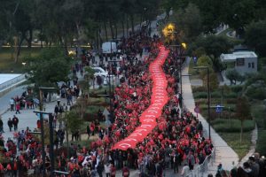 Antalya Fener alayında buluştu, Lösemi hastası Öykü Arin unutulmadı