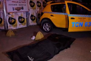 Bindiği takside hayatını kaybetti
