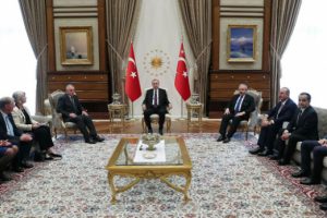 Cumhurbaşkanı Erdoğan, Trevor Mallard'ı kabul etti
