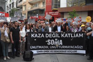 İzmir'de, Soma eylemi
