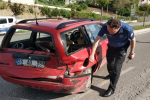 Samsun'da trafik kazası: 2 yaralı