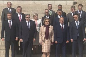 Rusya Federasyon Konseyi temsilcileri Anıtkabir'i ziyaret etti