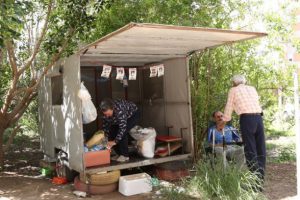 Siteyi karıştıran karavan!