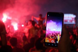 Gaziantep'te Galatasaray taraftarları şampiyonluğu kutladı