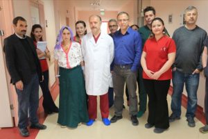 Aort damarına ameliyatsız müdahale edildi