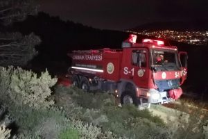 Orman İtfaiyesi yangının büyümesine izin vermedi