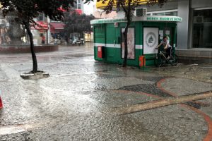 Edirne'de sağanak