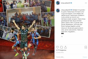 Olcay Şahan'dan Trabzonspor'a veda