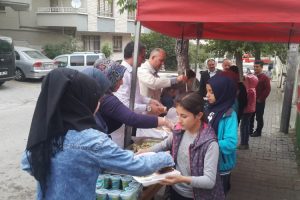 Geleneksel Türkmen iftar yemeği yapıldı