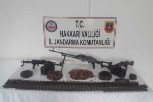 Şemdinli'de mühimmat ele geçirildi