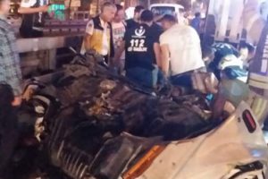 İstanbul'da korkunç kaza! Dizi setine ait kamyon sürücüsünün önce bacağı koptu sonra...
