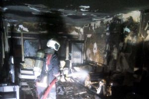 Ankara'da korkutan yangın: 1 yaralı